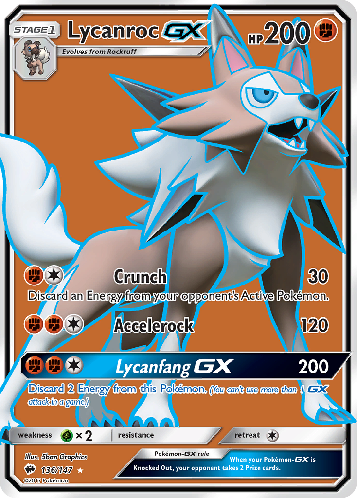 Lycanroc GX [Burning Shadows] | Chromatic Games