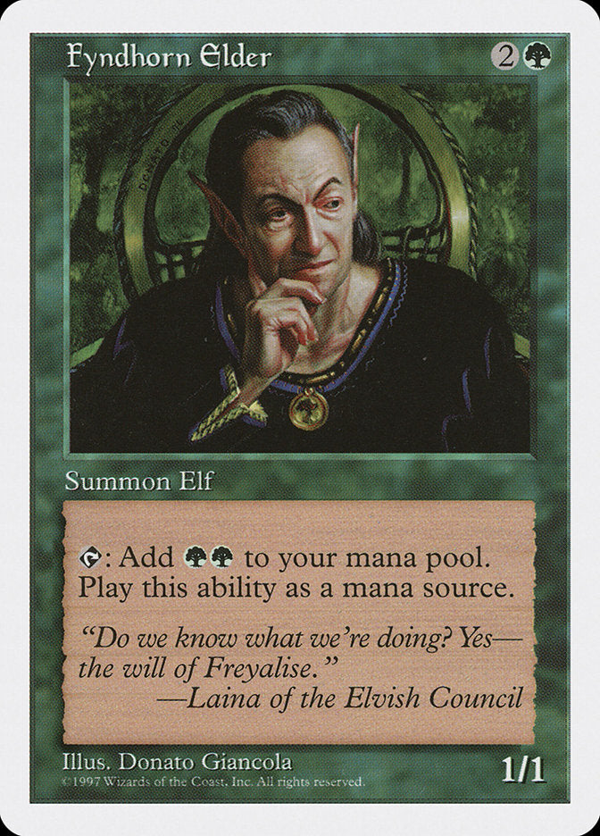 Fyndhorn Elder [Fifth Edition] | Chromatic Games