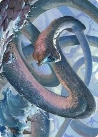 Koma, Cosmos Serpent 1 Art Card [Kaldheim Art Series] | Chromatic Games