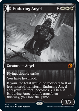 Enduring Angel // Angelic Enforcer [Innistrad: Double Feature] | Chromatic Games