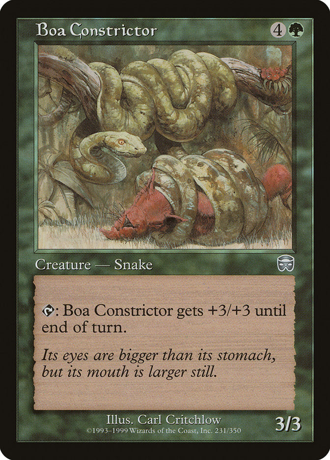 Boa Constrictor [Mercadian Masques] | Chromatic Games