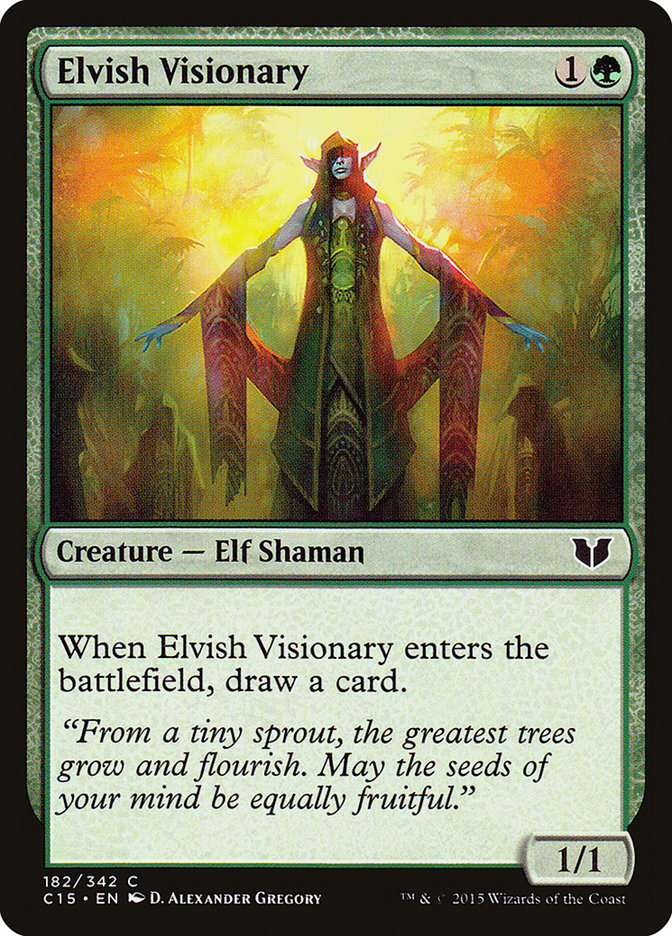 Elvish Visionary [Commander 2015] | Chromatic Games