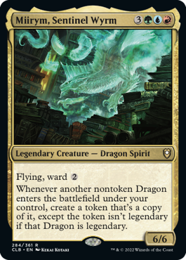 Miirym, Sentinel Wyrm [Commander Legends: Battle for Baldur's Gate] | Chromatic Games