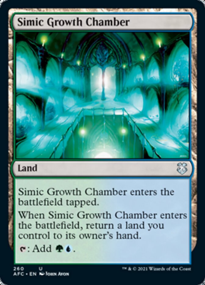 Simic Growth Chamber [Dungeons & Dragons: Adventures in the Forgotten Realms Commander] | Chromatic Games