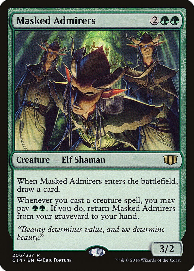 Masked Admirers [Commander 2014] | Chromatic Games