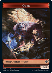 Ogre // Zombie Double-Sided Token [Starter Commander Decks] | Chromatic Games