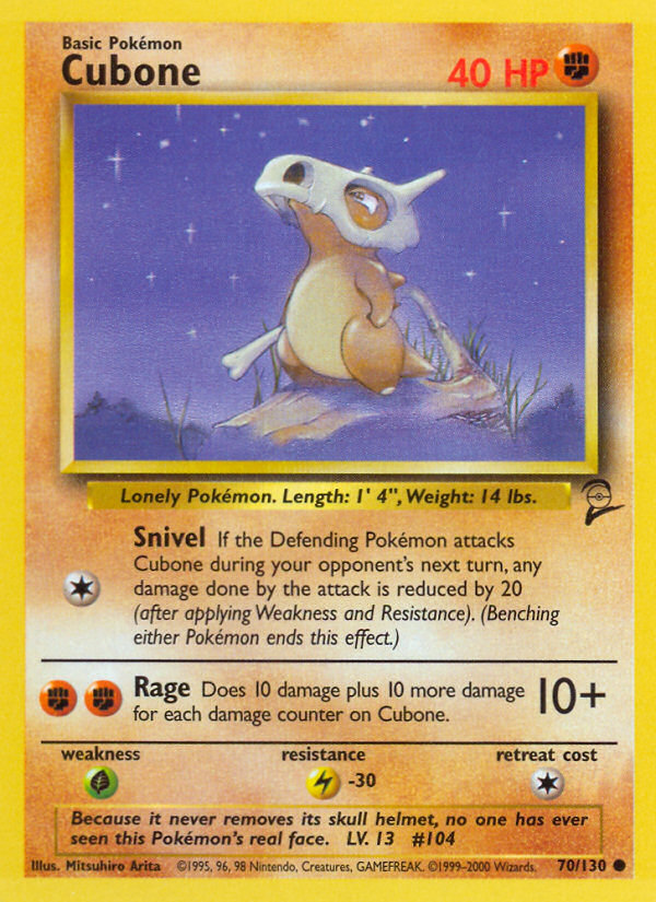 Cubone [Base Set 2] | Chromatic Games