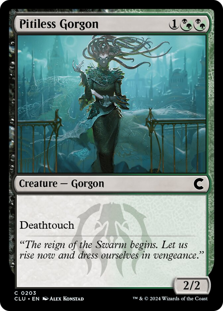 Pitiless Gorgon [Ravnica: Clue Edition] | Chromatic Games