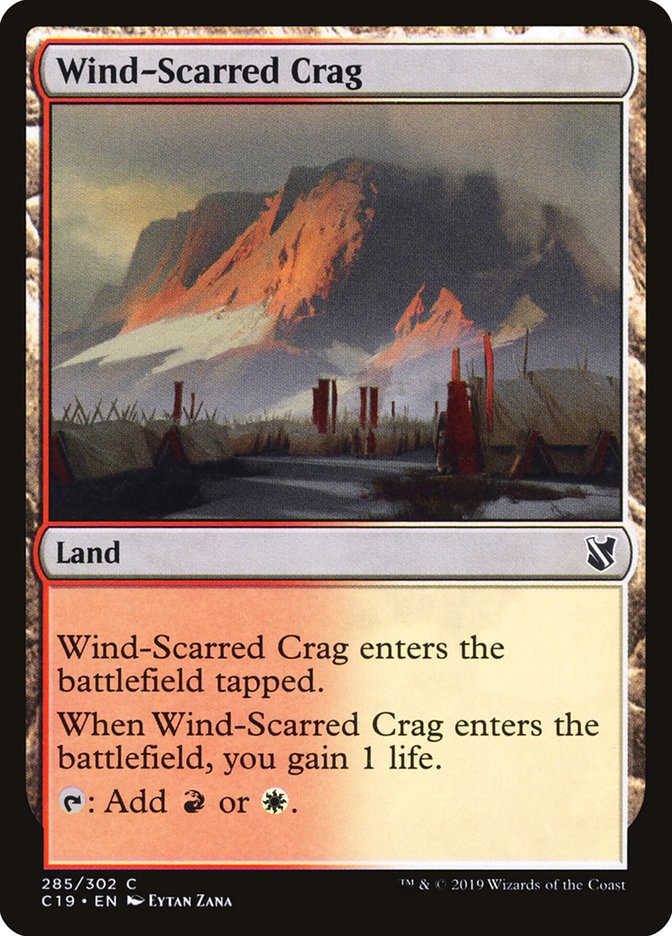 Wind-Scarred Crag [Commander 2019] | Chromatic Games