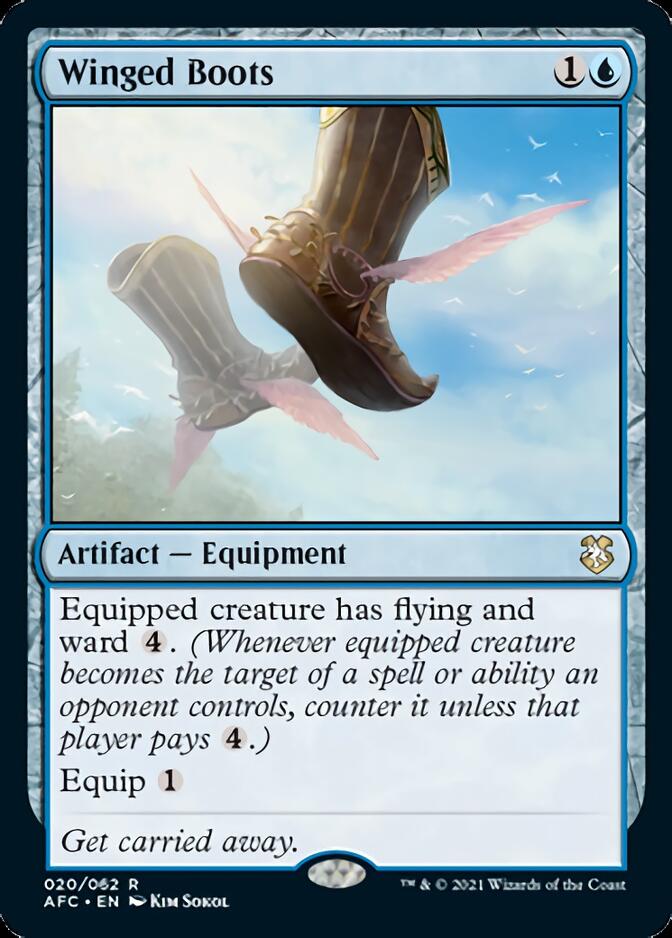 Winged Boots [Dungeons & Dragons: Adventures in the Forgotten Realms Commander] | Chromatic Games