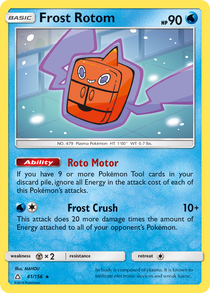 Frost Rotom (41/156) [Sun & Moon: Ultra Prism] | Chromatic Games