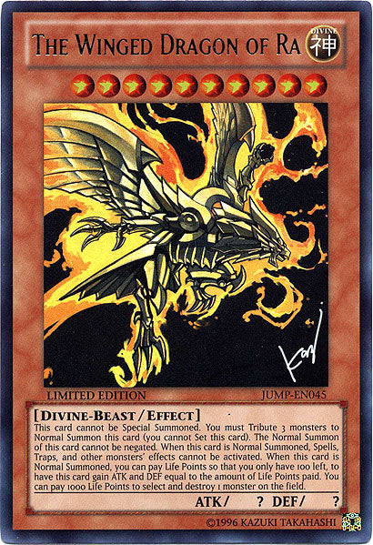 The Winged Dragon of Ra [JUMP-EN045] Ultra Rare | Chromatic Games