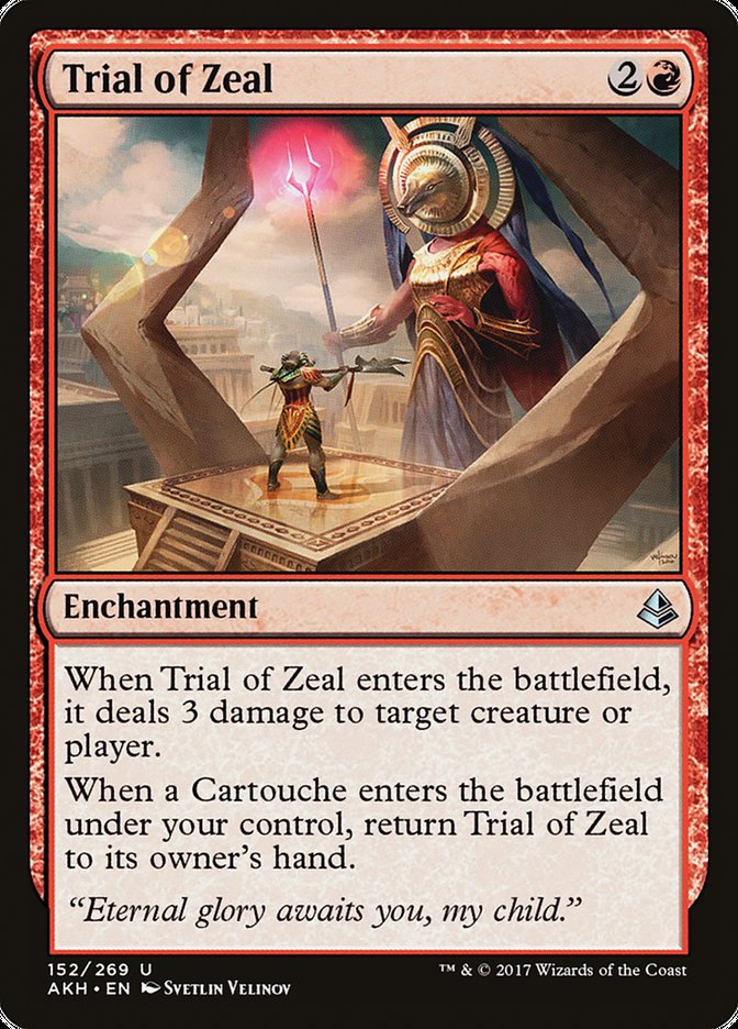 Trial of Zeal [Amonkhet] | Chromatic Games