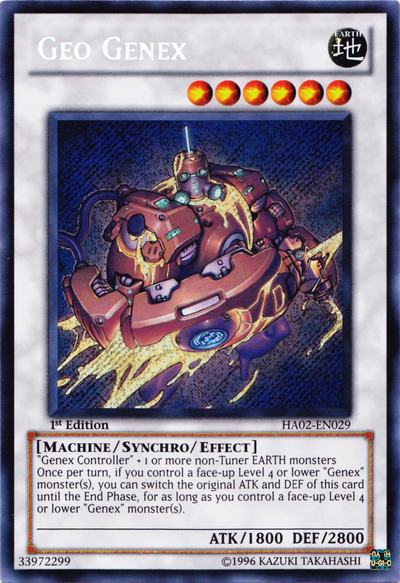 Geo Genex [HA02-EN029] Secret Rare | Chromatic Games