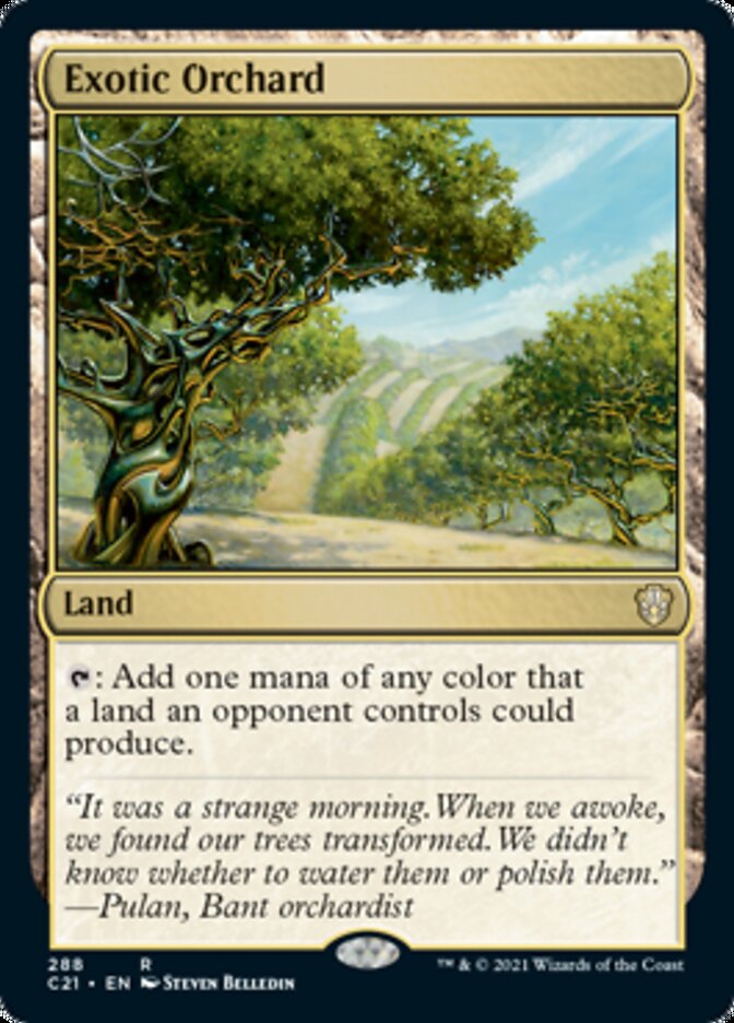 Exotic Orchard [Commander 2021] | Chromatic Games
