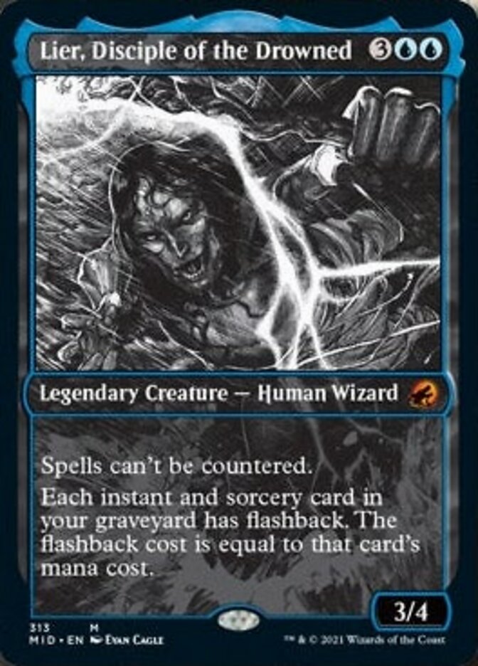 Lier, Disciple of the Drowned (Showcase Eternal Night) [Innistrad: Midnight Hunt] | Chromatic Games