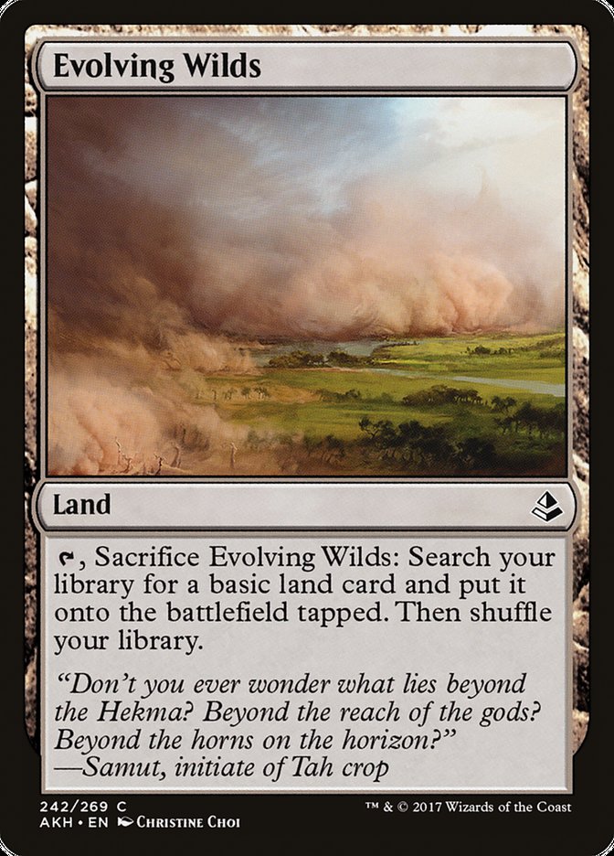 Evolving Wilds [Amonkhet] | Chromatic Games