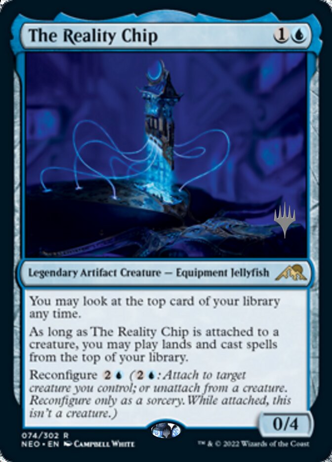 The Reality Chip (Promo Pack) [Kamigawa: Neon Dynasty Promos] | Chromatic Games