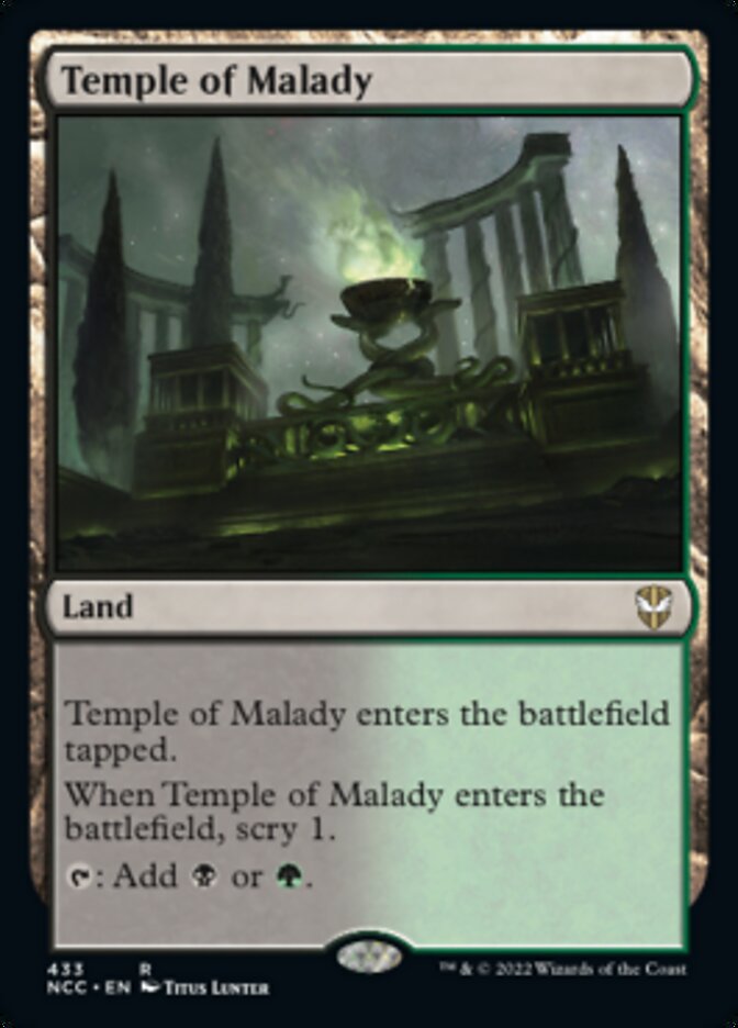 Temple of Malady [Streets of New Capenna Commander] | Chromatic Games