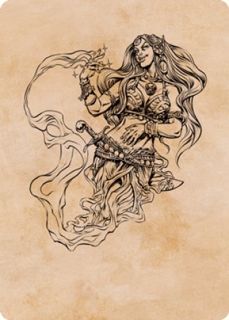 Djinni Windseer (Showcase) Art Card [Dungeons & Dragons: Adventures in the Forgotten Realms Art Series] | Chromatic Games