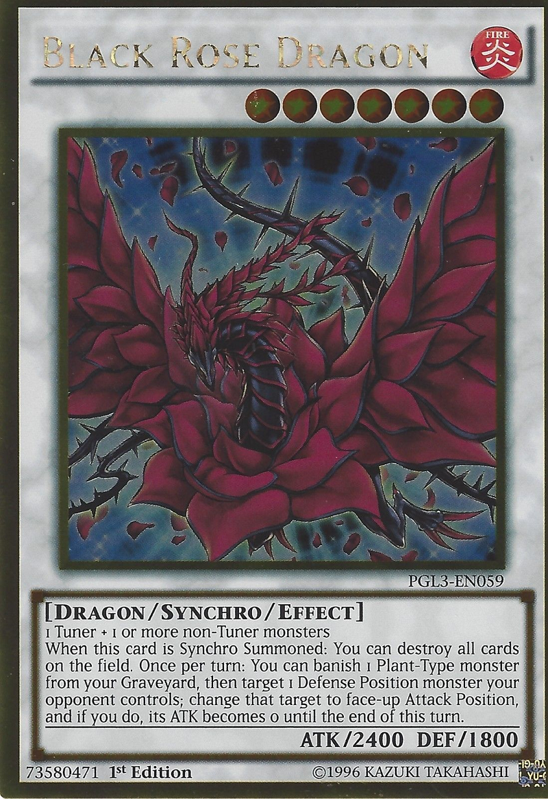 Black Rose Dragon [PGL3-EN059] Gold Rare | Chromatic Games