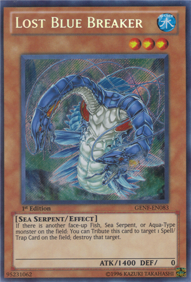 Lost Blue Breaker [GENF-EN083] Secret Rare | Chromatic Games