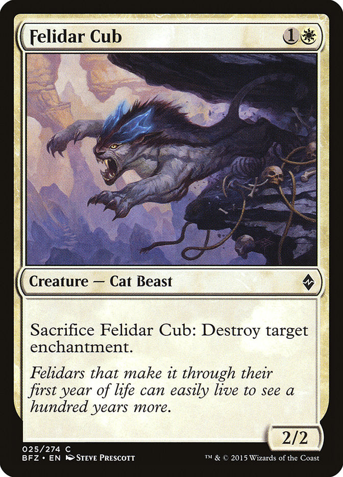 Felidar Cub [Battle for Zendikar] | Chromatic Games