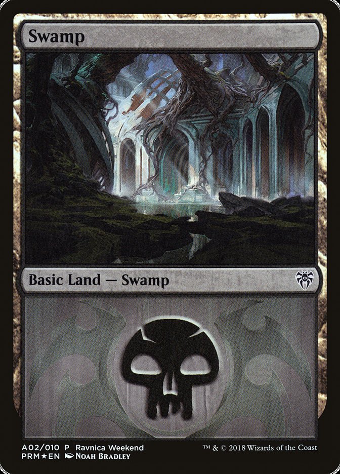 Swamp (A02) [Ravnica Allegiance Ravnica Weekend] | Chromatic Games