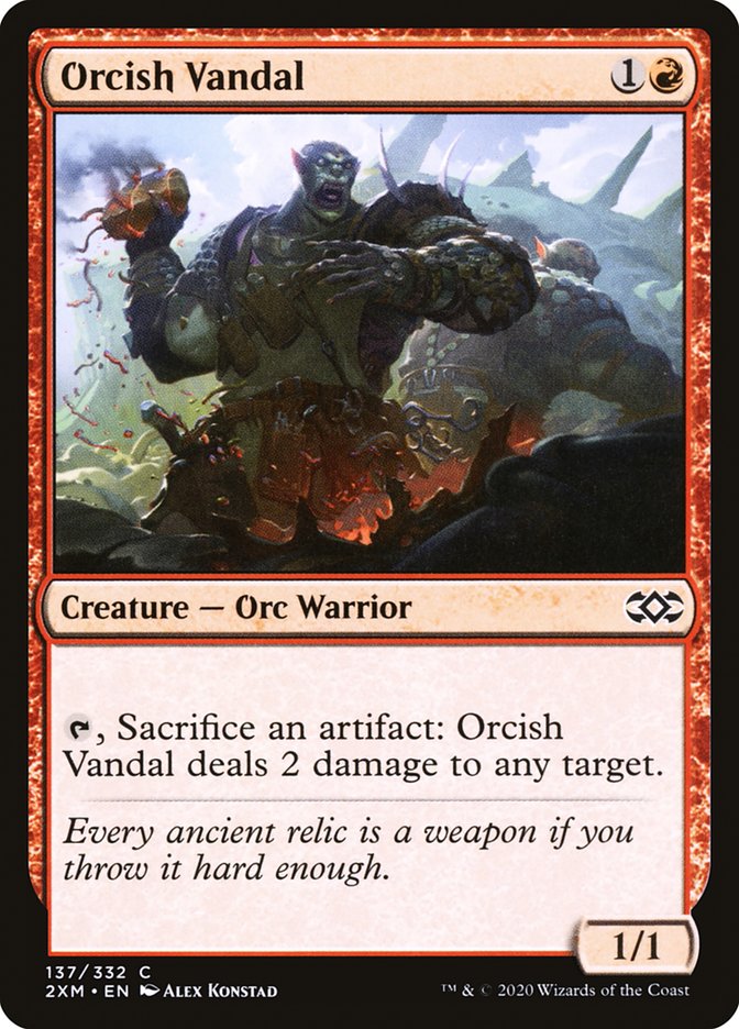 Orcish Vandal [Double Masters] | Chromatic Games