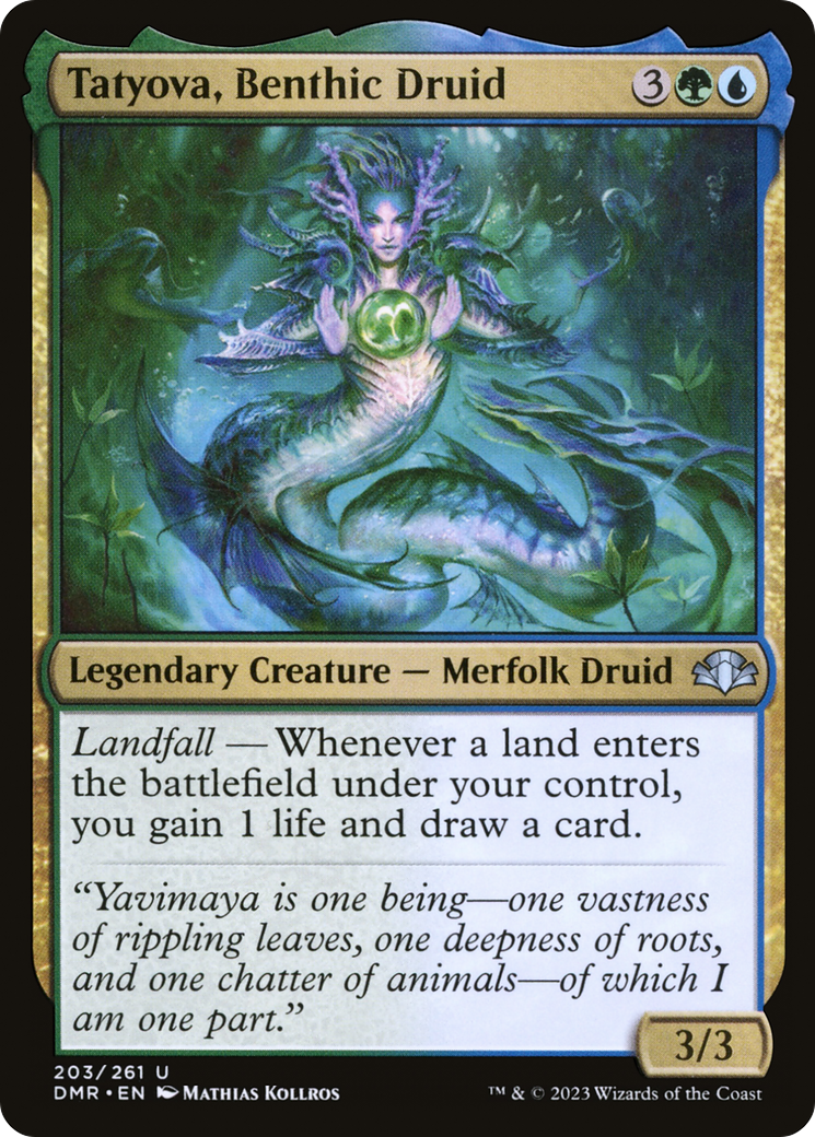 Tatyova, Benthic Druid [Dominaria Remastered] | Chromatic Games