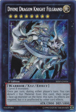 Divine Dragon Knight Felgrand [SHSP-EN056] Secret Rare | Chromatic Games