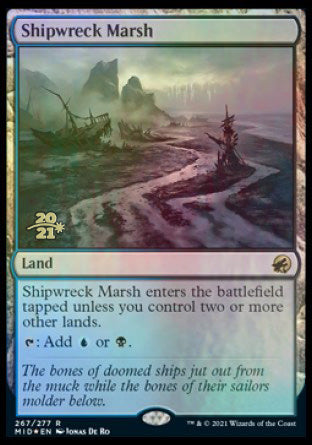 Shipwreck Marsh [Innistrad: Midnight Hunt Prerelease Promos] | Chromatic Games