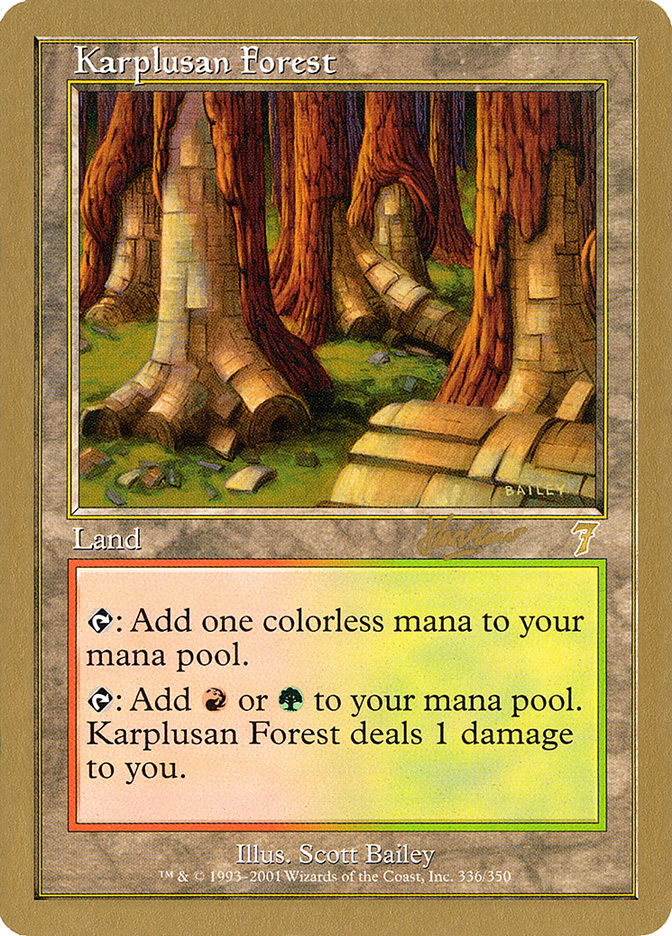 Karplusan Forest (Sim Han How) [World Championship Decks 2002] | Chromatic Games