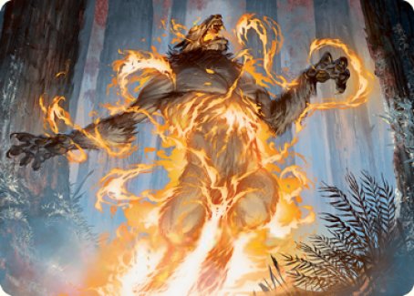 Burn the Accursed Art Card [Innistrad: Midnight Hunt Art Series] | Chromatic Games