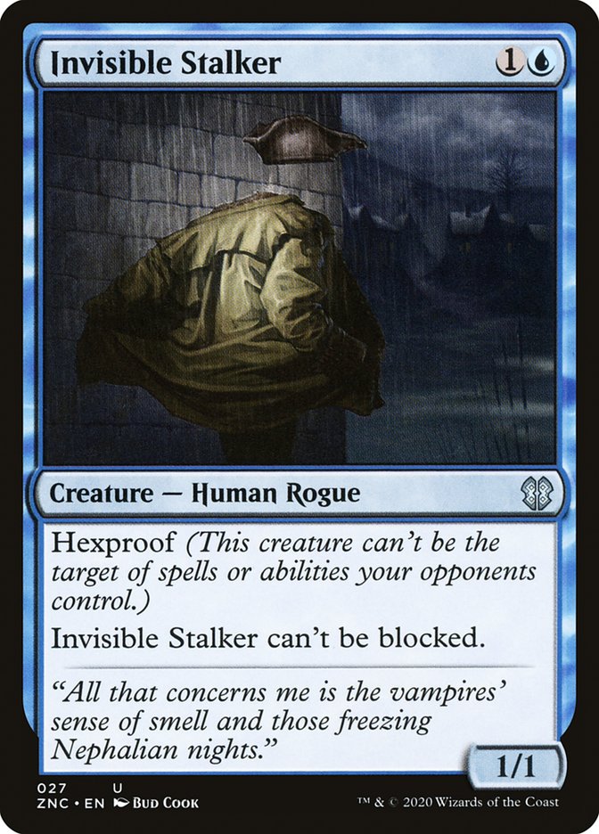 Invisible Stalker [Zendikar Rising Commander] | Chromatic Games