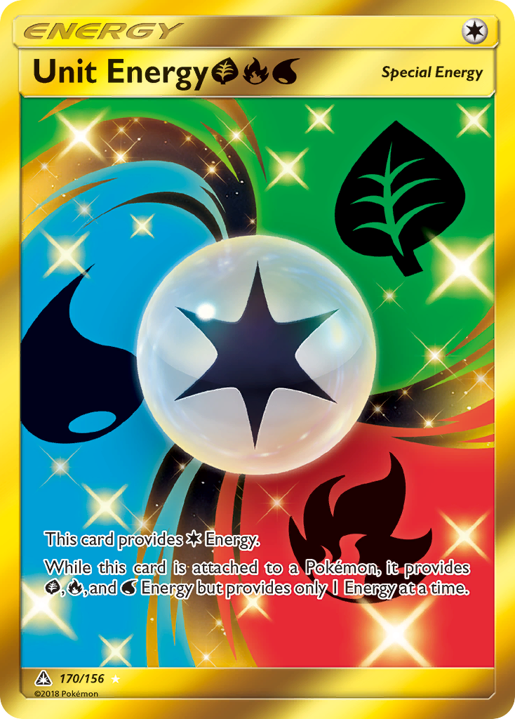 Unit Energy (170/156) (Grass, Fire, Water) [Sun & Moon: Ultra Prism] | Chromatic Games