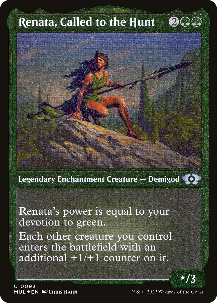 Renata, Called to the Hunt (Foil Etched) [Multiverse Legends] | Chromatic Games