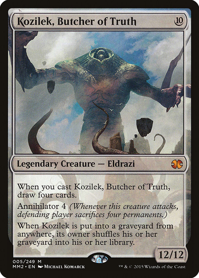 Kozilek, Butcher of Truth [Modern Masters 2015] | Chromatic Games