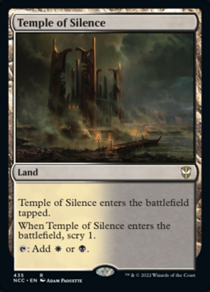 Temple of Silence [Streets of New Capenna Commander] | Chromatic Games