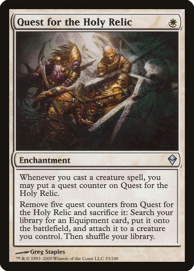 Quest for the Holy Relic [Zendikar] | Chromatic Games