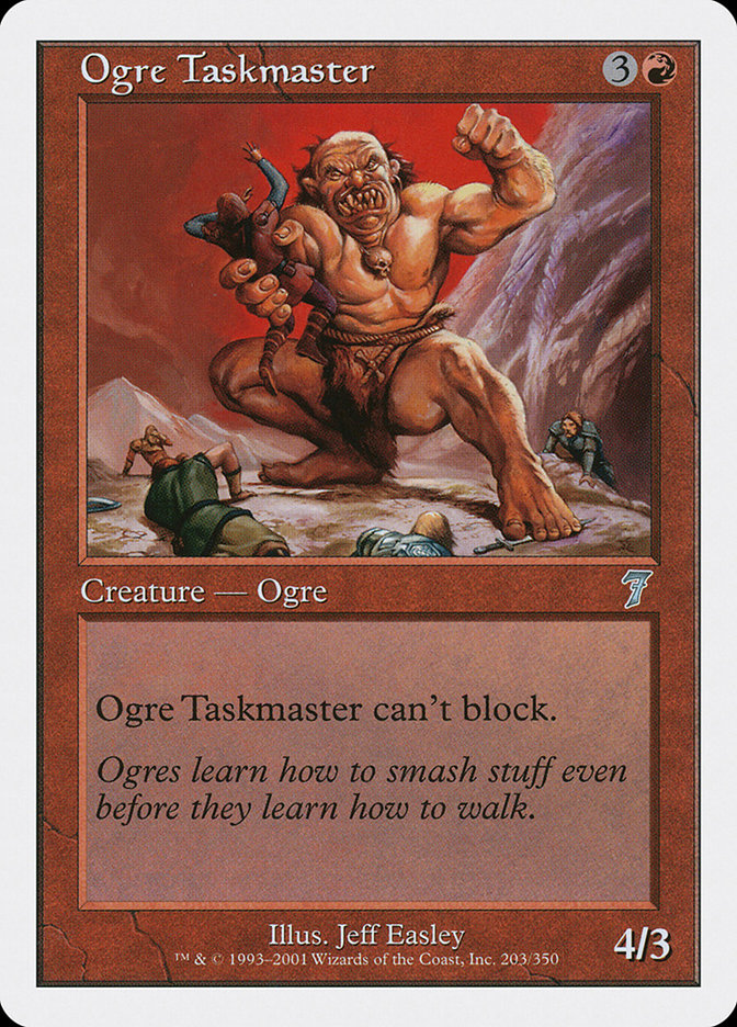 Ogre Taskmaster [Seventh Edition] | Chromatic Games