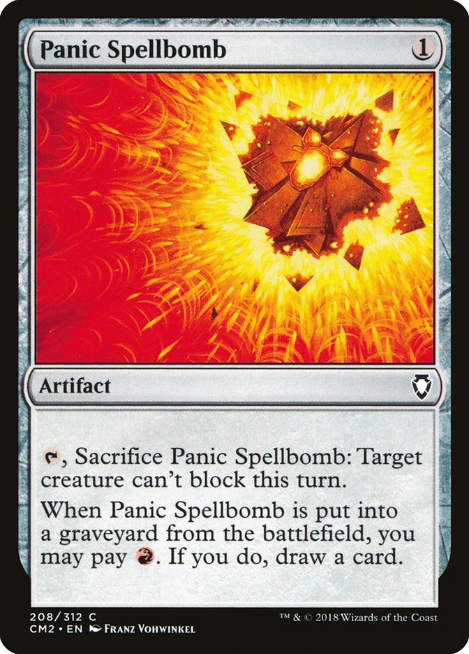 Panic Spellbomb [Commander Anthology Volume II] | Chromatic Games