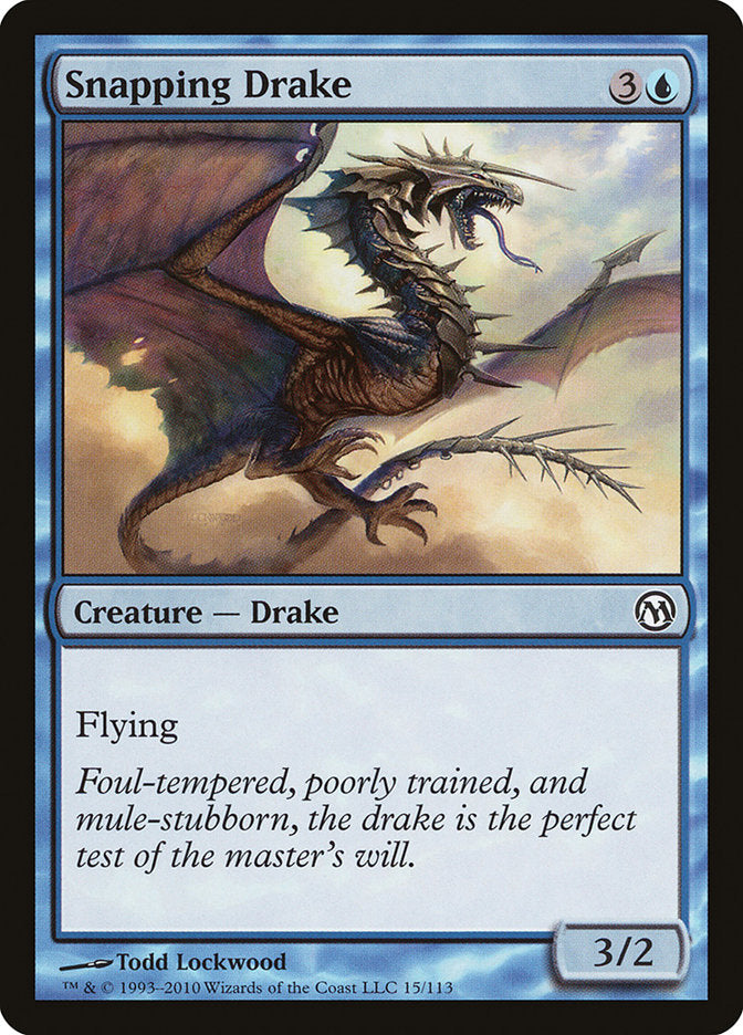 Snapping Drake [Duels of the Planeswalkers] | Chromatic Games