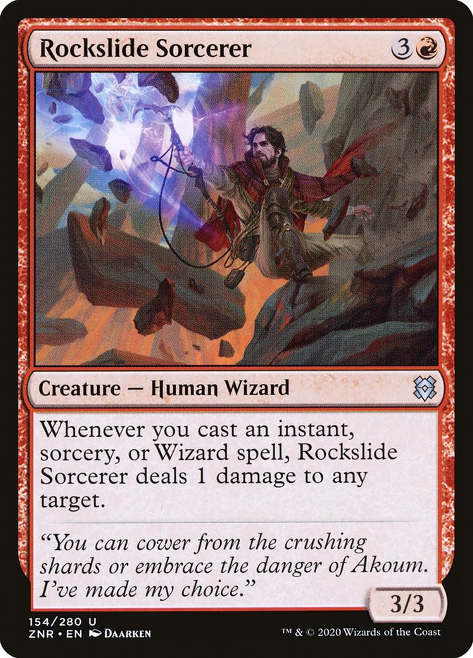 Rockslide Sorcerer [Zendikar Rising] | Chromatic Games