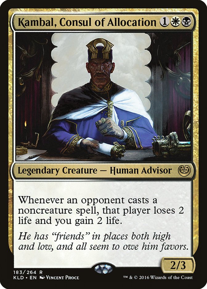 Kambal, Consul of Allocation [Kaladesh] | Chromatic Games