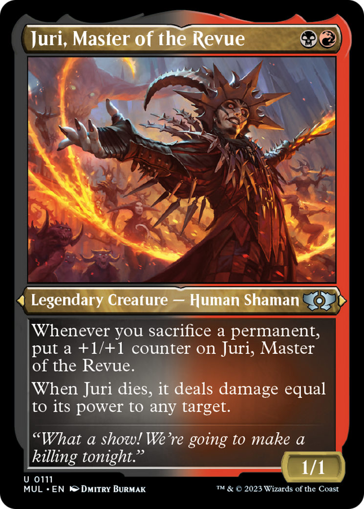 Juri, Master of the Revue (Foil Etched) [Multiverse Legends] | Chromatic Games