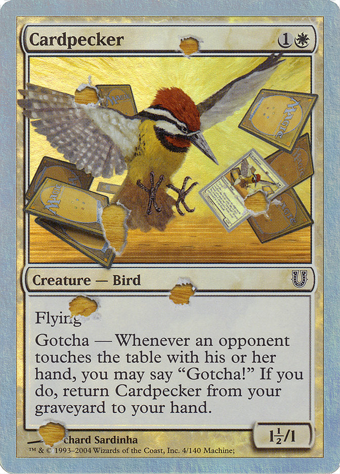 Cardpecker (Alternate Foil) [Unhinged] | Chromatic Games