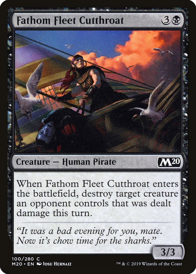 Fathom Fleet Cutthroat [Core Set 2020] | Chromatic Games