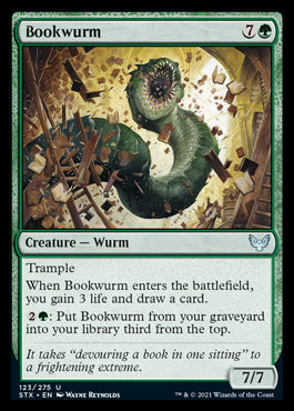 Bookwurm [Strixhaven: School of Mages] | Chromatic Games