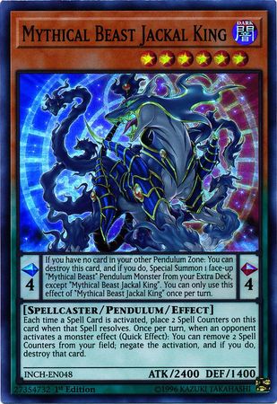 Mythical Beast Jackal King [INCH-EN048] Super Rare | Chromatic Games
